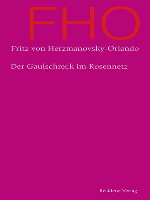 cover image of Der Gaulschreck im Rosennetz